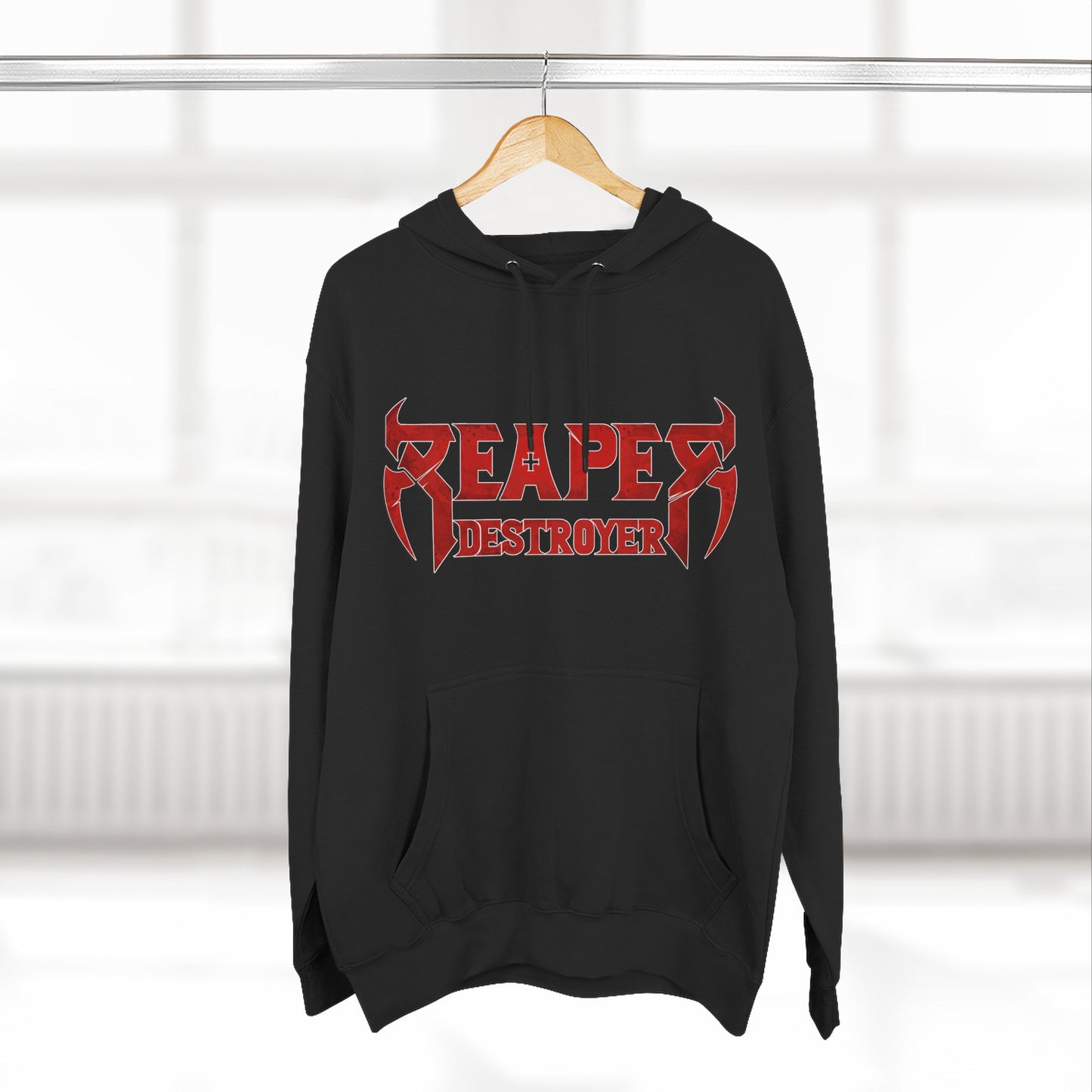 Reaper Destroyer Gothic Graphic Hoodie