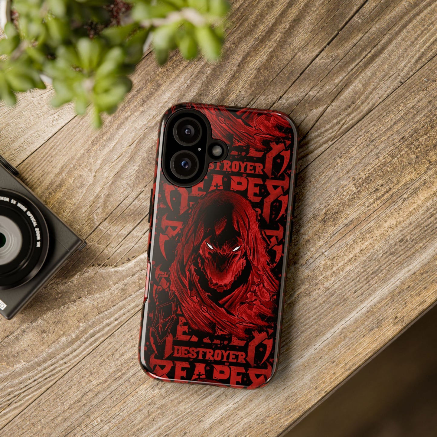 Reaper Destroyer Blood iPhone Case
