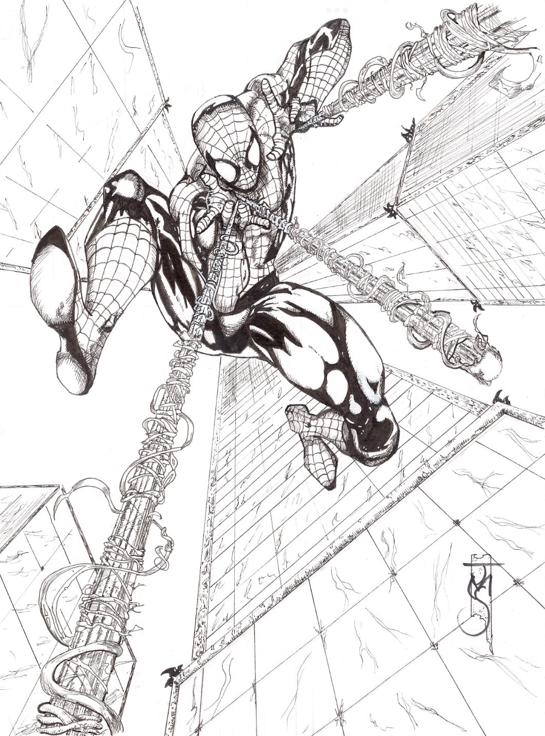 Spider Man 9x12