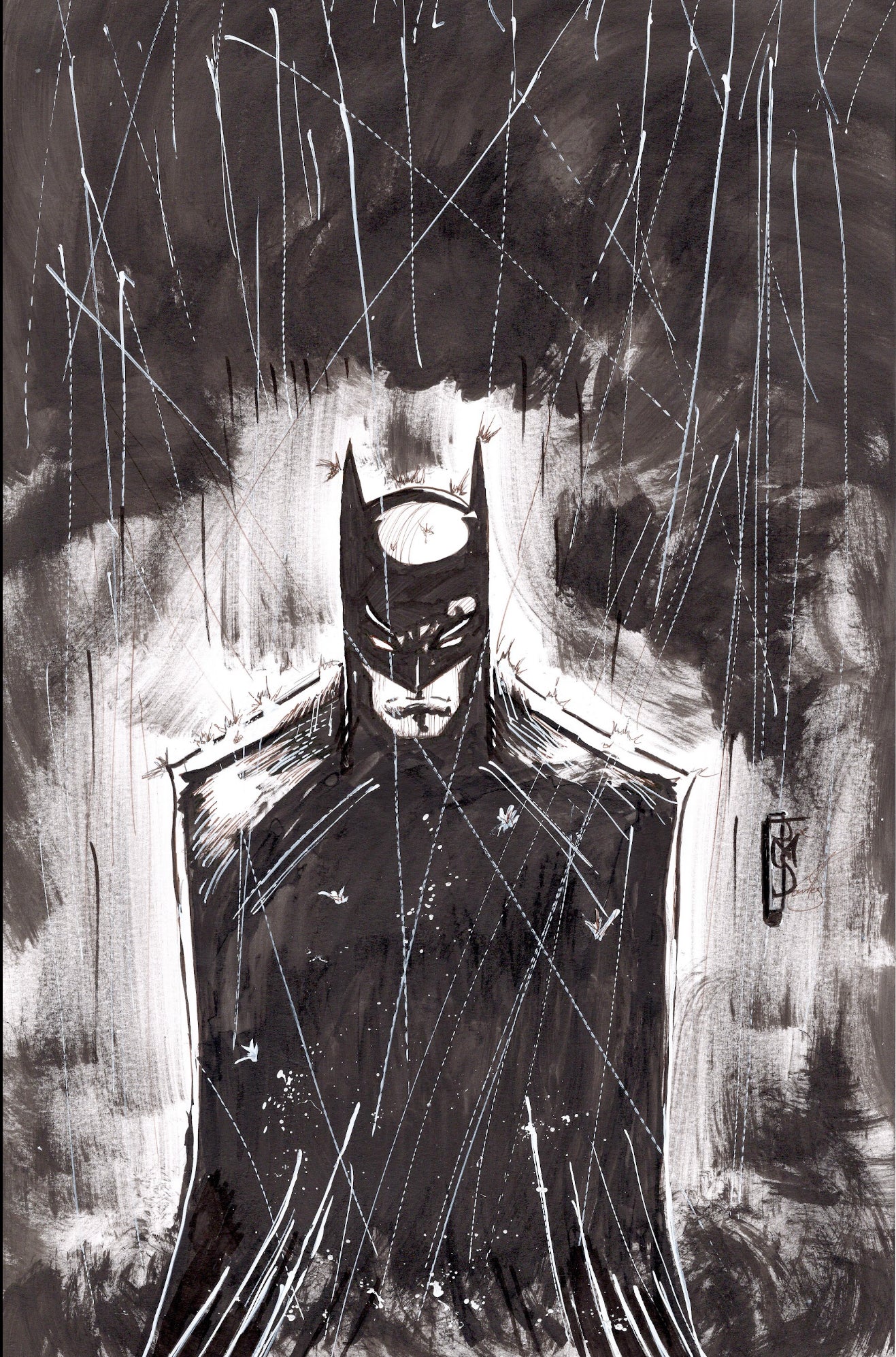 Batman Ink Wash 11x17