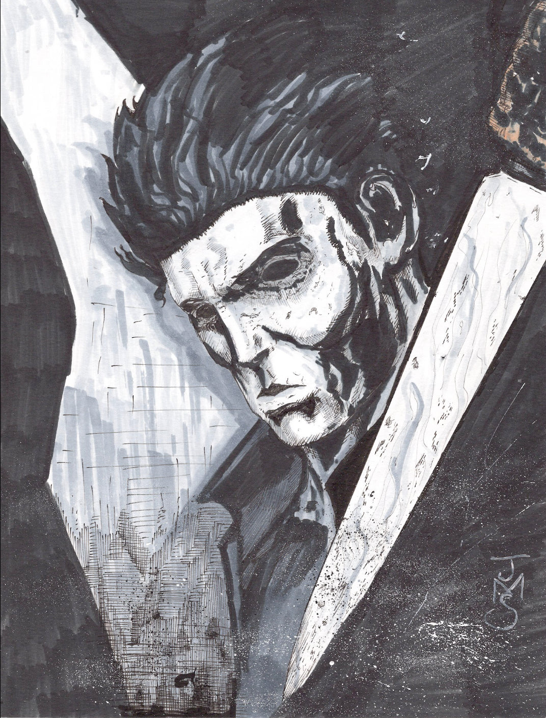 Micael Myers Copic 9x12