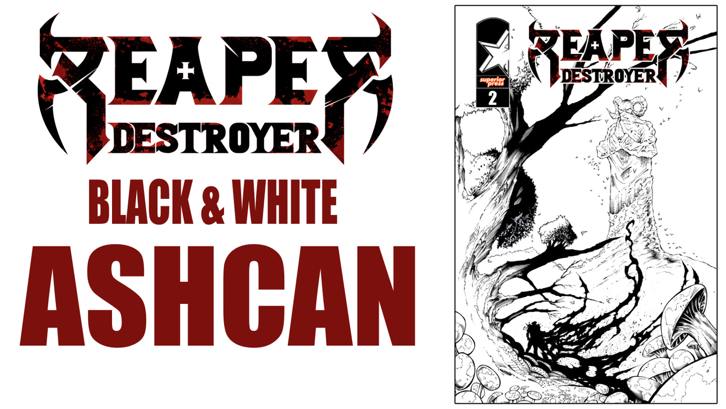 Reaper Destroyer #2 Black & White Ashcan