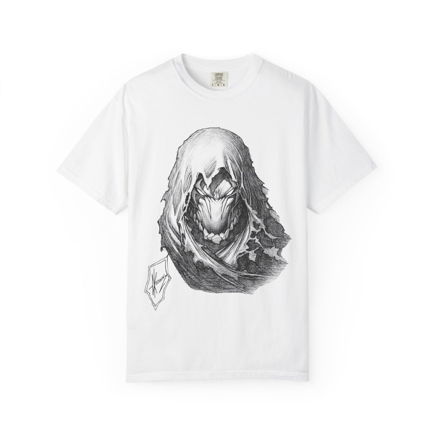 Dale Keown Sketch Reaper Destroyer Graphic T-Shirt