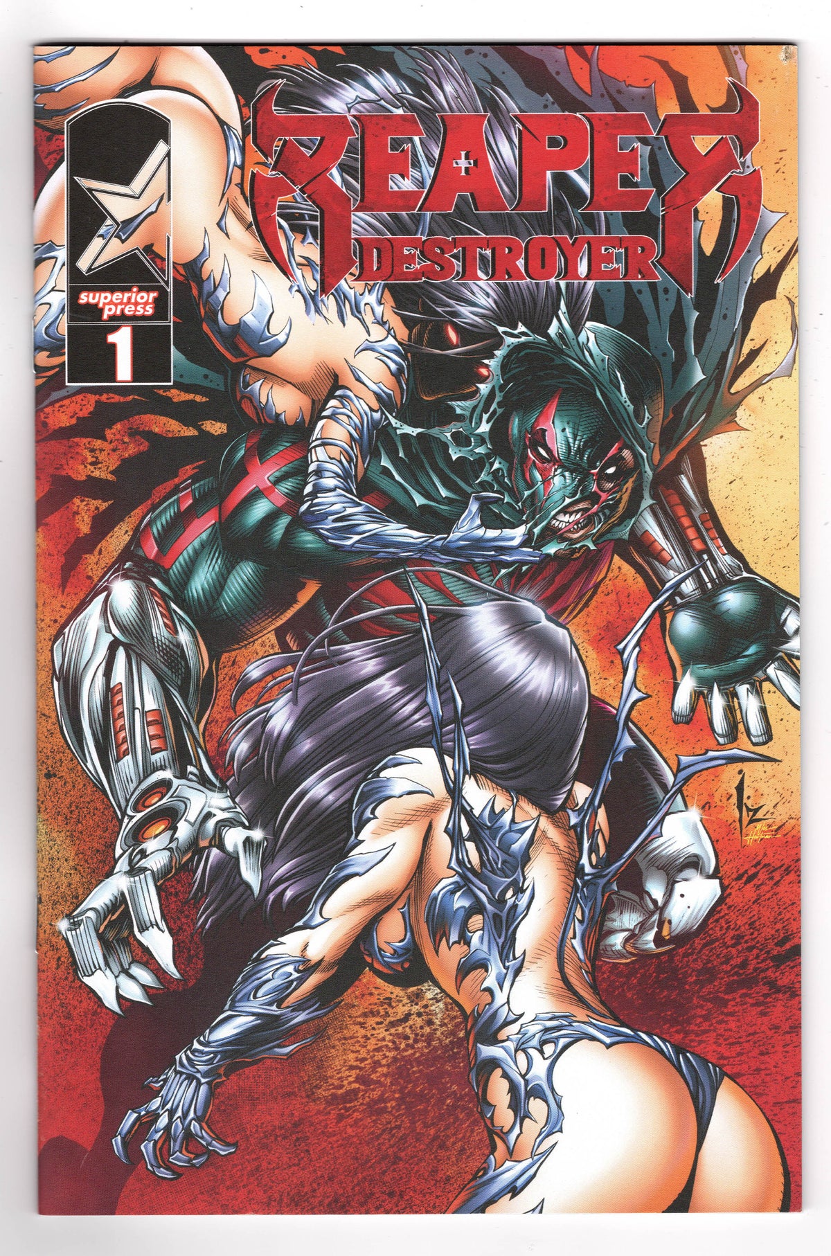 Reaper Destroyer issue 1 Izik Bell Cover (1st Printing)