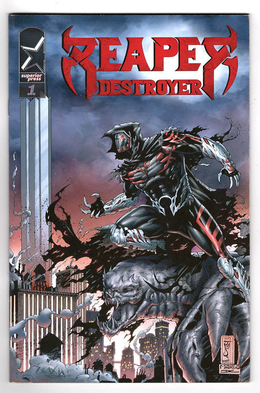 Reaper Destroyer issue 1 Joe M sonntag Cover (2nd Printing)