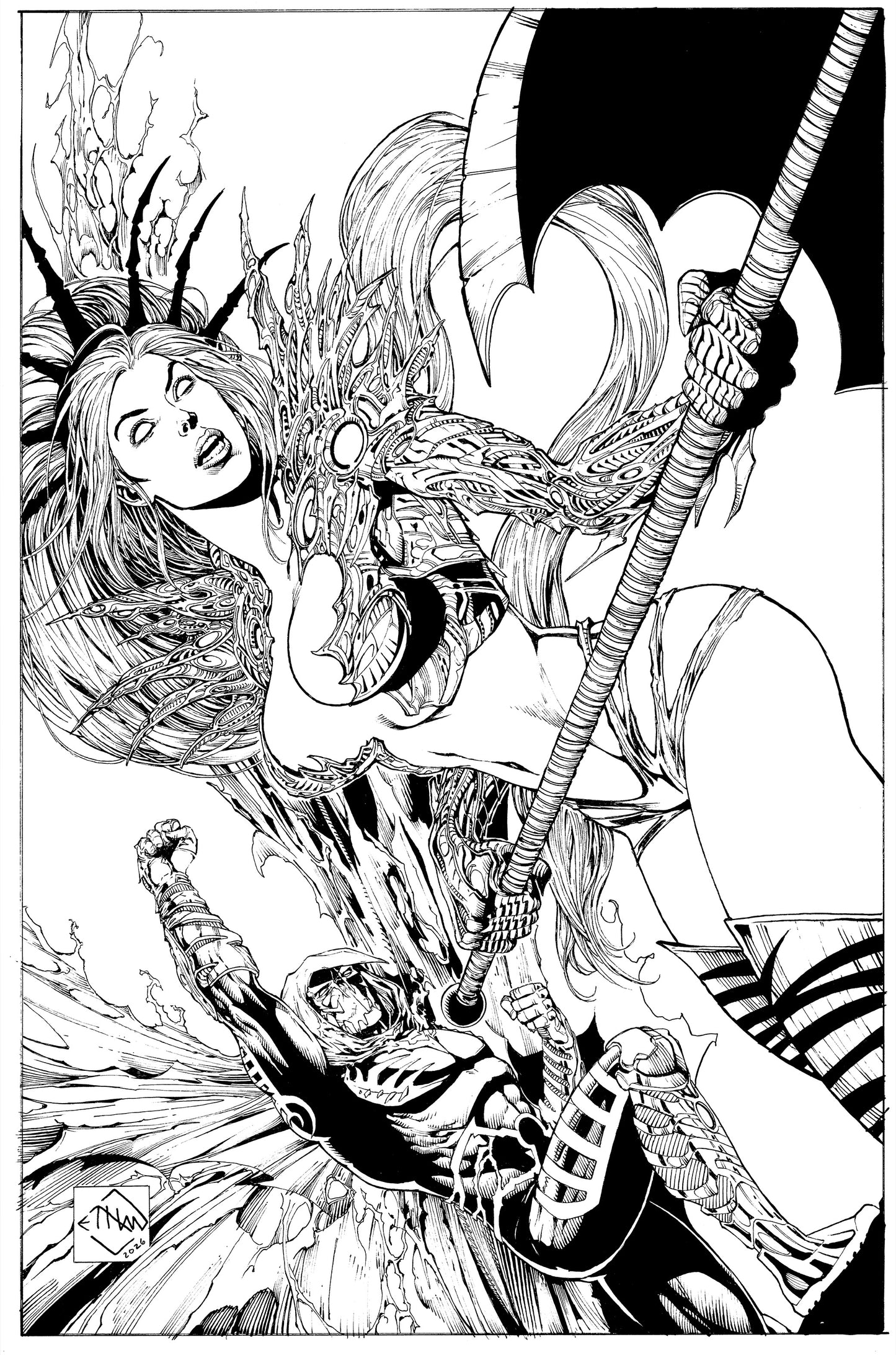 Ethan Van Sciver Black & White Virgin Cover
