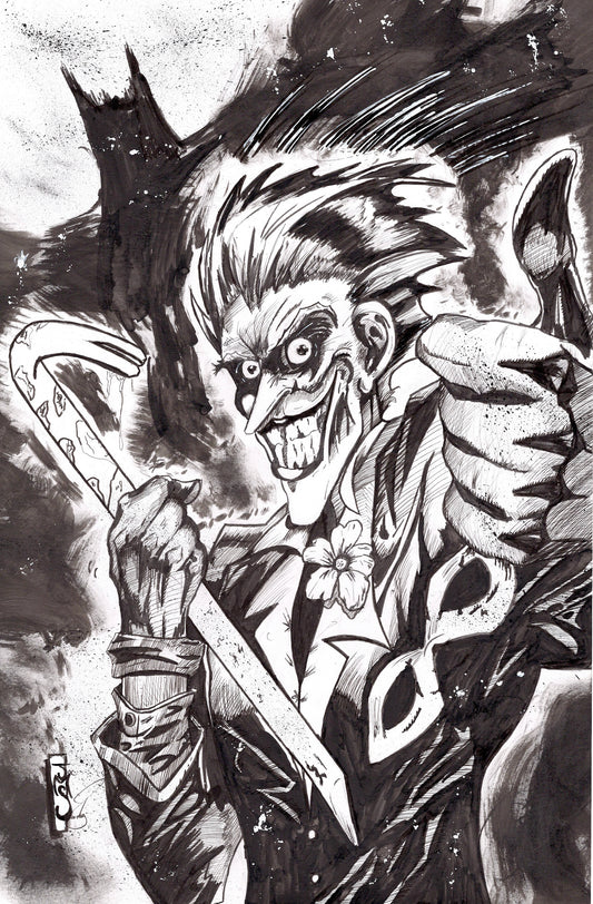 The Joker Ink Wash 11x17