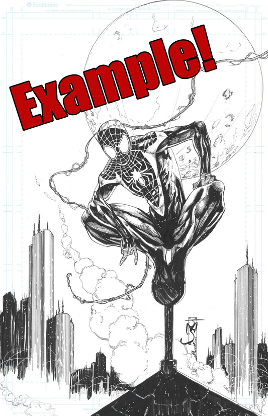 11x17 Fully Inked Commission (not for covers)