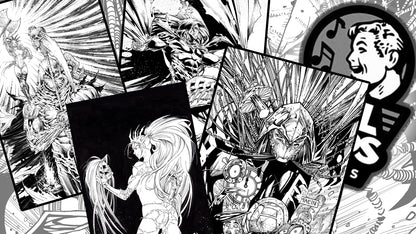 BLACK AND WHITE VIRGIN COVERS