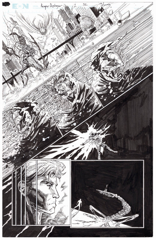 Reaper Destroyer Original Art Page 31