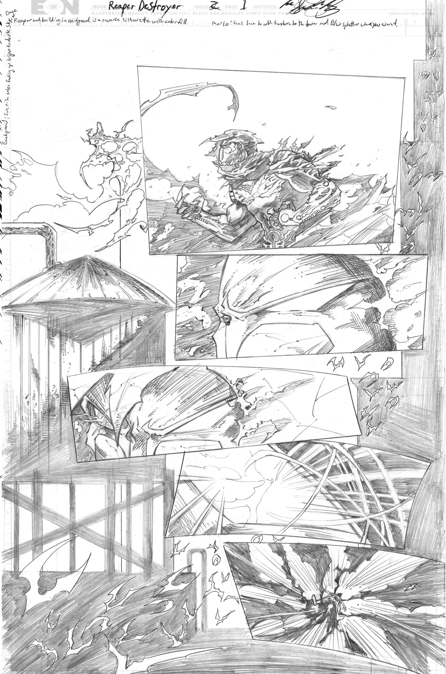 Reaper Destroyer #2: Black Cover Preview Edition (Cover B)