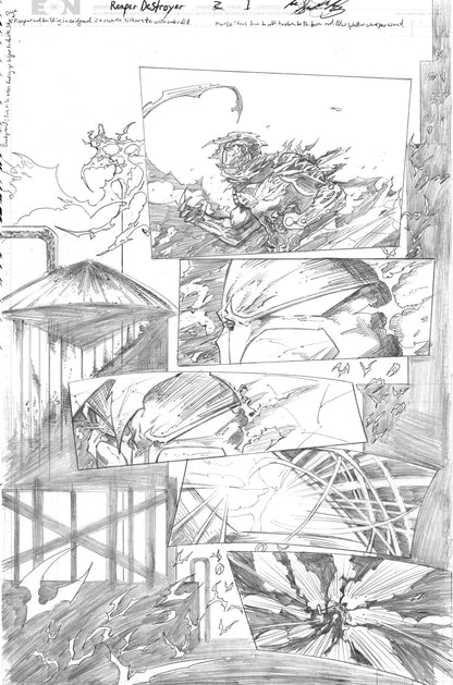 Reaper Destroyer #2: Black Cover Preview Edition (Cover B)